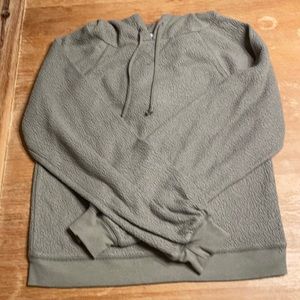Sage Green Cropped Hoodie